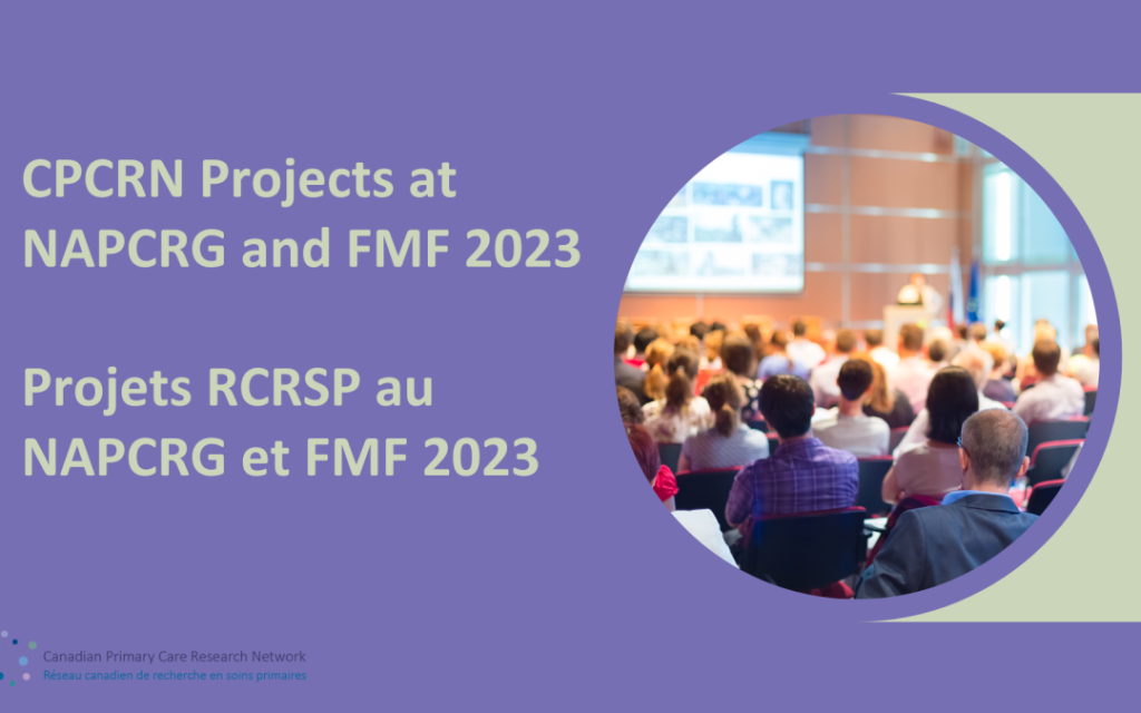 NAPCRG and FMF Presentations by CPCRN-Supported&nbsp;Studies